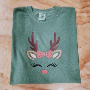 Adult Long Sleeve Christmas Tee Medium